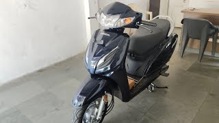 2024 Honda Activa Review  Dark blue honda Activa 110cc [upl. by Bowne245]