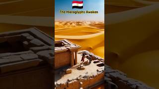 The Hieroglyphs Awaken egypt faraon shorts hieroglyphs [upl. by Siladnerb]