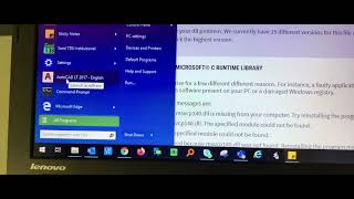 MSVCP140dll was not found error in Auto CAD [upl. by Ylek]