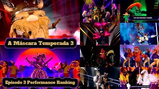 A Máscara Portugal 3Episode 3 Performance Ranking [upl. by Shieh]