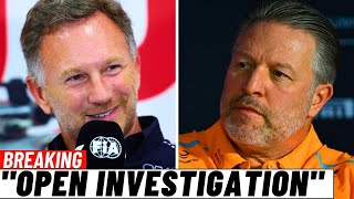 FIA INVESTIGATES McLarens MINI DRS After STRONG DEMANDS From F1 Teams  F1 News [upl. by Drofnelg]