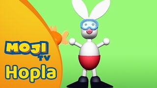 HOPLA GAAT DUIKEN 🤿  HOPLA 🐇  Nederlandse Kinderseries  MojiTV [upl. by Cornela]