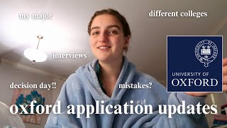 my oxford application process thus far decision day interviews elat etc [upl. by Jacoby780]