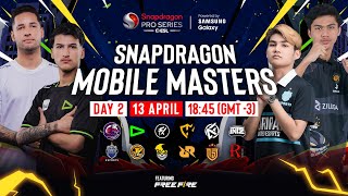 🔴 LIVE Snapdragon Mobile Masters 2024  Day 2  Free Fire [upl. by Nevarc]