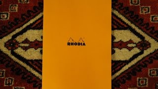 Rhodia Notebook  Review [upl. by Nivk]