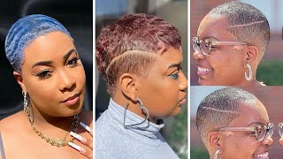 50 Cute Short Haircuts amp Hairstyles for Black Women  LowCut Trends Among Women  Wendy Styles [upl. by Anitsirhcairam788]