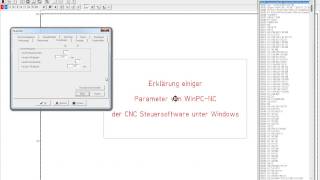 WinPCNC wichtigste Parameter Tutorial  Teil 1 [upl. by Deach262]