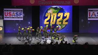 Energizers  Senior Large Pom in Finals at The Dance Worlds 2022 [upl. by Nireil]