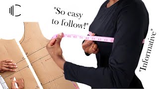 How to Measure Yourself and Draft a Basic Bodice Pattern DETAILED amp easy😊  Beginner Friendly [upl. by Nirot593]