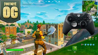 Xbox Elite Series 2 Controller ASMR😴OG Fortnite Gameplay 4K [upl. by Auqinal]