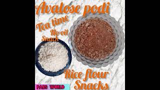 Rice flour Snack Recipe Avalose PodiNadan pooram varuthathuKeralas traditional snack recipe [upl. by Ardnot]