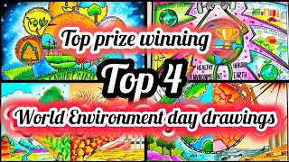 Save Environment Poster Drawing  Save Trees Save Earth Chart Project Making [upl. by Marylynne60]