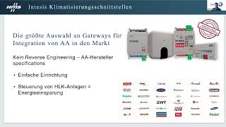 Webinar Klimaintegration Industrieprotokolle Intesis HMS  DE [upl. by Namajneb]