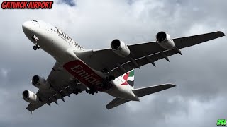 Close Up 26L Arrivals amp Departures at London Gatwick  PART 2  231024 [upl. by Ittap]