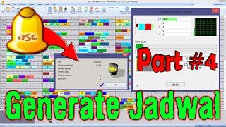 GENERATE MEMBUAT JADWAL PELAJARAN  TUTORIAL LENGKAP ASC TIMETABLES 2019 [upl. by Lorak]