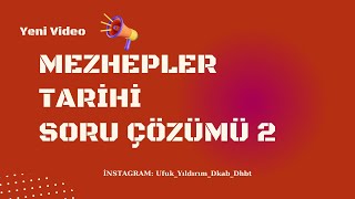 MEZHEPLER TARİHİ SORU ÇÖZÜMÜ 2 [upl. by Dylan]