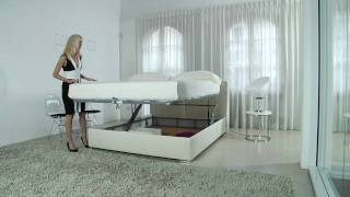 Letto Contenitore Athena  Storage bed [upl. by Nylcsoj94]