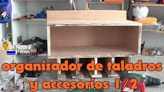 Cómo hacer un organizador de taladros y sus accesorios 12 [upl. by Elocyn401]