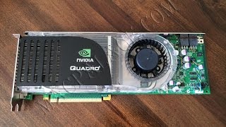 6614461 Card Video NVIDIA Quadro FX 5600 1 5 GB [upl. by Eirellav]