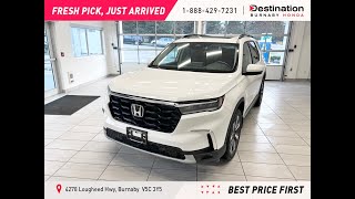 2024 Honda Pilot Touring  Platinum White Pearl [upl. by Haelahk]