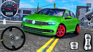 Car Parking Modified City Park 3D  New Car Volkswagen Passat Drift Driving  Android GamePlay 10 [upl. by Ubana]