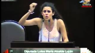 Luisa Maria Alcalde Lujan  La Coparmex presiono al PRIAN [upl. by Adekam214]