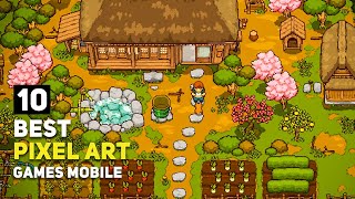 Top 10 Beautiful Pixel Art Games Android  iOS  Best Indie Pixel Art Games [upl. by Finnigan]