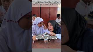 Seorang murid mau berbagi nasi jatah makan siang gratis dri sekolah bersama ibu nya viralvideo fyp [upl. by Arleta422]