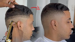 Degradê Rápido e Fácil pro dia a dia PASSO A PASSO COMPLETO barbeiro iniciante 😱💈 [upl. by Amikan]