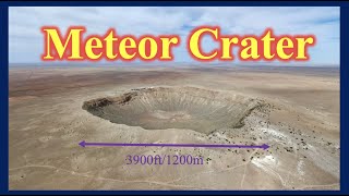 4k Drone Tour of Meteor Crater Arizona USA  The Best Preserved Meteorite Crater on Earth [upl. by Anaer888]