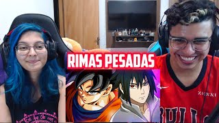 REAGIMOS AO Goku VS Sasuke  Torneio de Titãs Part Yuri Black [upl. by Enajharas]