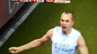 Andres Iniesta  Game Winning Goal [upl. by Cand]