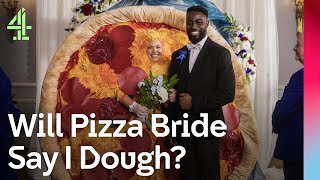 Woman Gets Married Dressed As Pizza  Channel 4 [upl. by Nasya]