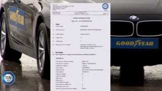 Goodyear EfficientGrip Performance Islak Zeminde Frenleme Testi [upl. by Chura]