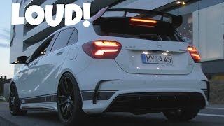 460HP RENNtech A45 AMGLaunch amp Sounds [upl. by Nahgam]