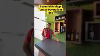 Beautiful Rooftop Terrace Decorations Idea  Best Terrace Design India 2021 shorts [upl. by Mildrid]