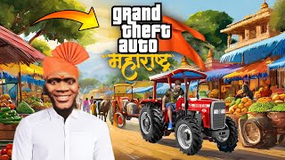 Going to maharashtra in gta 5 🚩🤩  gta v marathi gameplay [upl. by Silvana885]