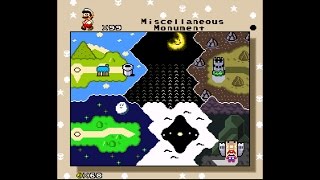 SMW Hack  JUMP Janked Up Mario Party Extra 4 Miscellaneous Monument [upl. by Bille]