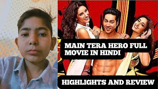 main Tera hero full movie in Hindi and highlights and review credit zeemusiccompany [upl. by Evatsug]