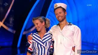 Carley Stenson and Mark Hanretty skating in Dancing on Ice Musical Week 29123 [upl. by Calabrese220]