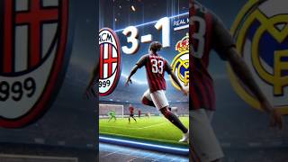 Real Madrid vs AC milan 13 shorts football trending realmadrid acmilan [upl. by Cinamod]