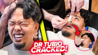 DR TUBIO CRACKED HARD BY ANIMAL CHIROPRACTOR 😱😱  Chiropractic Back amp Neck Pain Asmr [upl. by Angelita473]