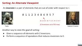 CS61B 2023 Lec 29  Sorting I Basic Sorts [upl. by Assenat91]