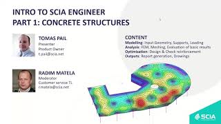 EN An Introduction to SCIA Engineer part 1 Concrete structures [upl. by Niloc]