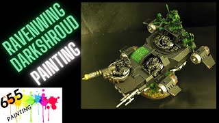 How to paint Ravenwing Darkshroud [upl. by Zinnes]