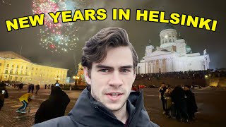 How to Spend NYE in Helsinki Finnish Sauna City Vlog and Chasing Fireworks [upl. by Anreval487]