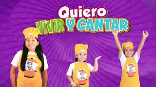 QUIERO VIVIR Y CANTAR MÍMICAS ECV 2024 Niños en la cocinaSOFIA YAURI [upl. by Anertak]