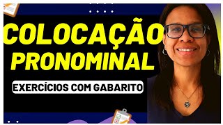 📌COLOCAÇÃO PRONOMINAL EXERCÍCIOS PRÓCLISE ÊNCLISE e MESÓCLISE [upl. by Ahtiekal]