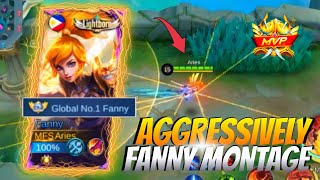 THE MOST SATISFYING FREESTYLE AGGRESSIVE FANNY MONTAGE  MLBB [upl. by Elesig441]