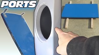 Making BIG Subwoofer PORTS w EXOs Dual 18quot Ported Sub Box amp HUGE Car Audio UPDATES [upl. by Ahsauqal]